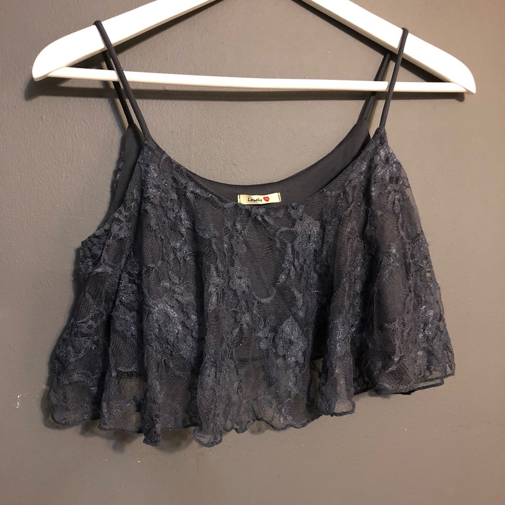 Grey Bra Top